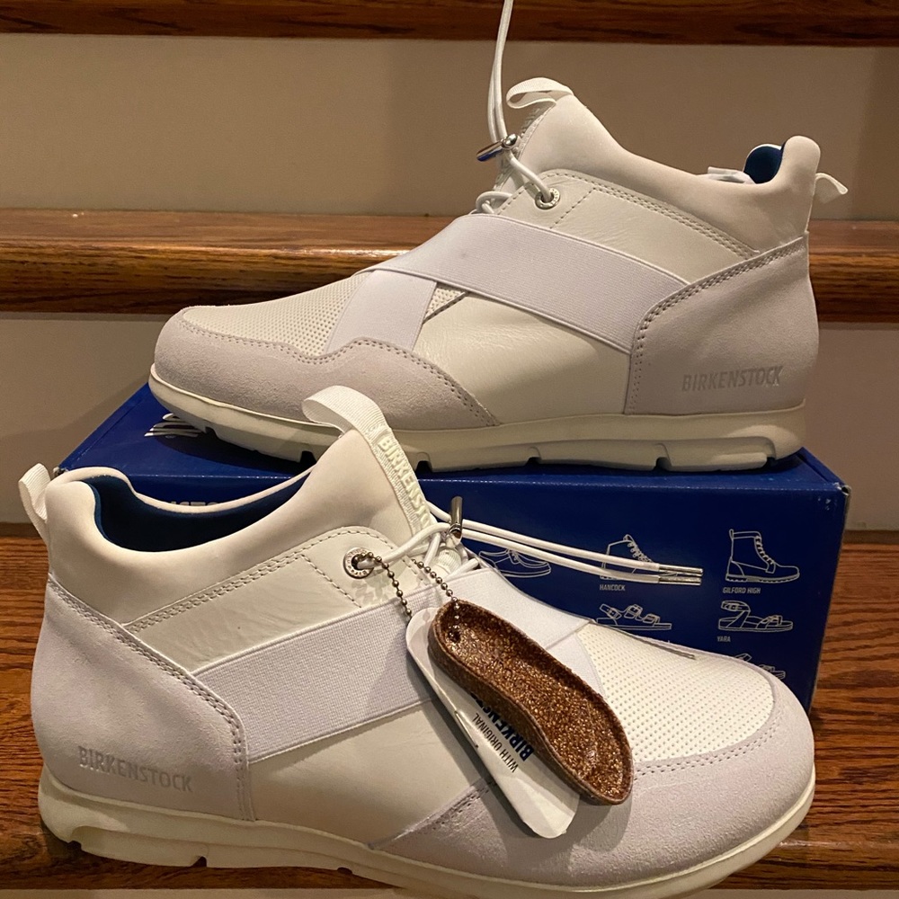 Birkenstock Ames sneakers white 10 medium new